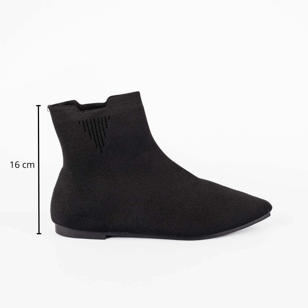 Botines Superblandas Negro repelentes al agua