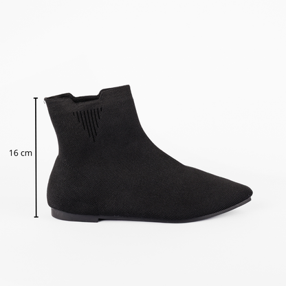 Botines Superblandas Negro repelentes al agua