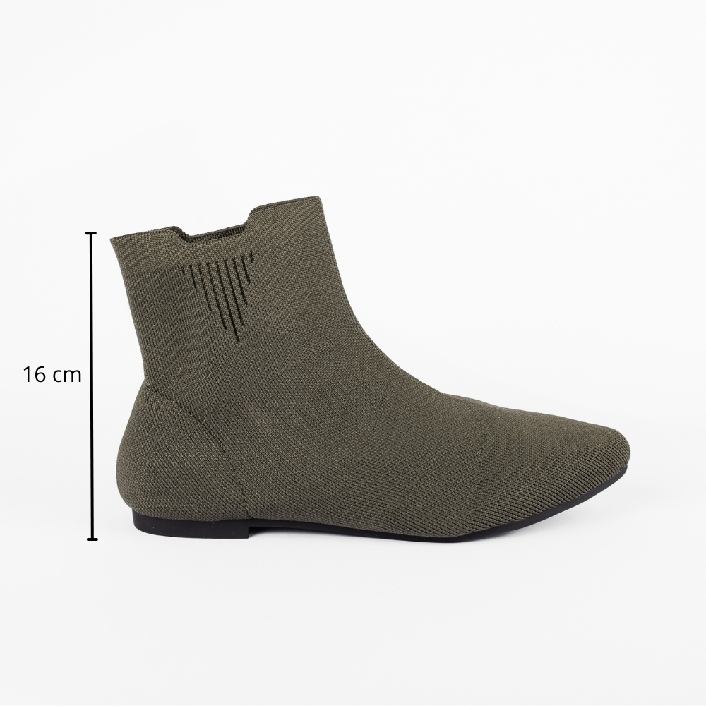 Botines Superblandas Oliva repelentes al agua