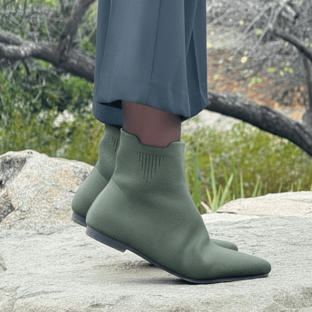 Botines Superblandas Oliva repelentes al agua