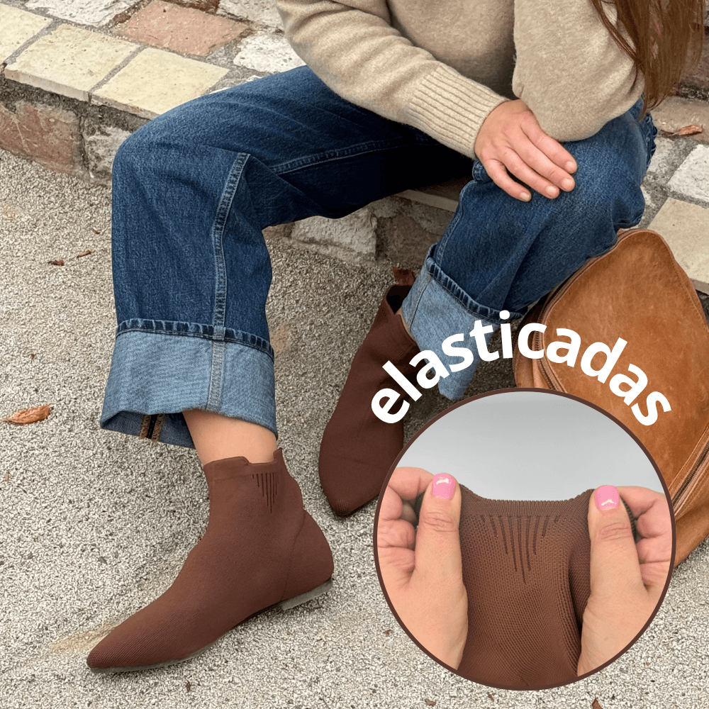 Botines Superblandas Café repelentes al agua